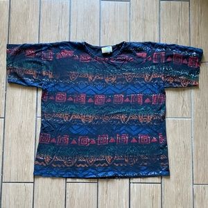 VINTAGE COPA CABANA MADE IN USA ISLAND TRIBAL TEE